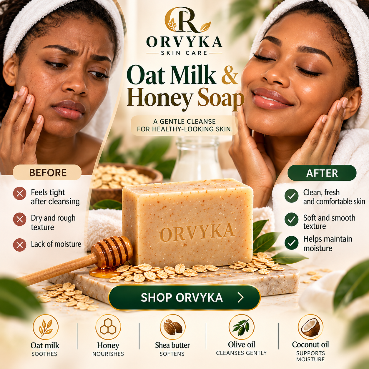 Oat Milk Honey SOAP