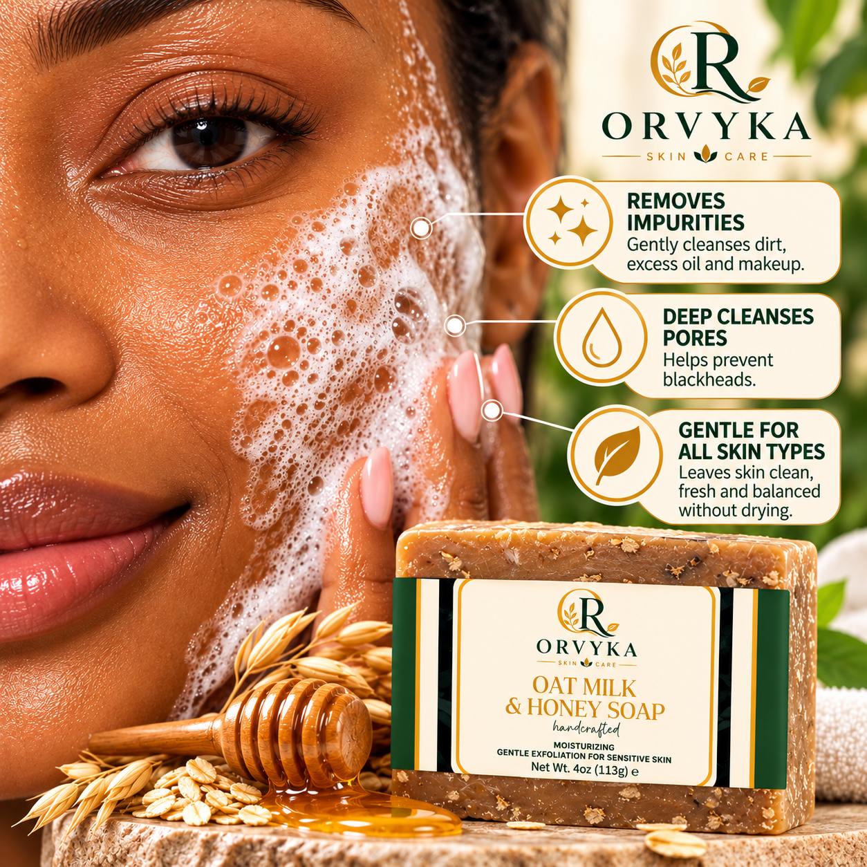 Oat Milk Honey SOAP
